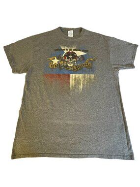 Texas Motor Speedway Welcome To No Limits Texas Gray Size L Short Sleeve T Shirt